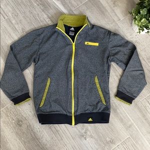 ADIDAS Boys Zip Sweatshirt, Size Medium, 10/12